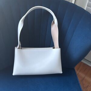 Anthropologie Cream Shoulder Bag